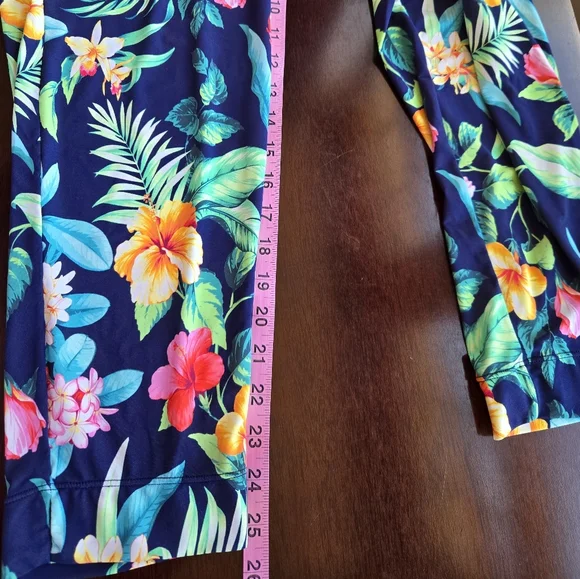 ​🌺 Tommy Bahama Navy Tropical Hibiscus Joggers - XS - Picture 6 of 7